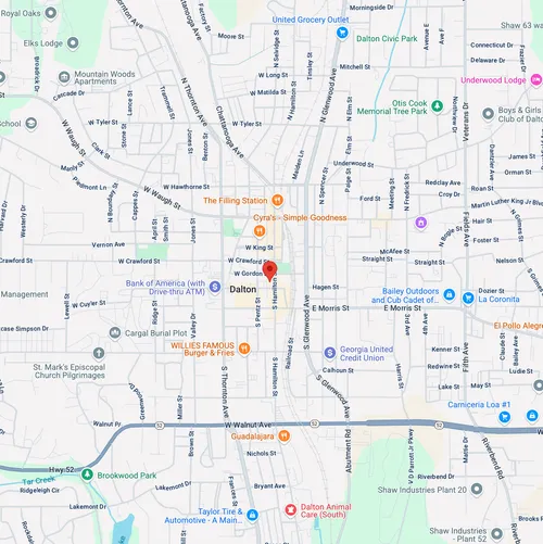 Visit Jack's at 214 South Hamilton Street in Dalton, GA